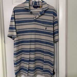 Polo by Ralph Lauren Blue Striped Polo Shirt